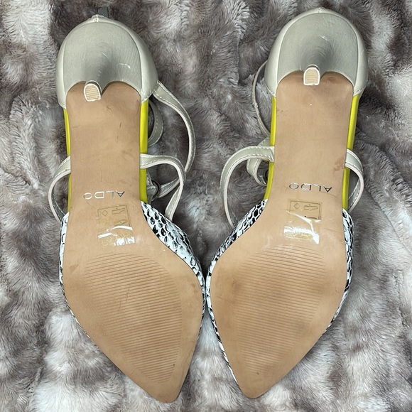 Aldo snake skin heels Size 8…. Good Condition! - Picture 4 of 9